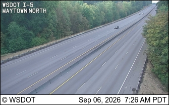 I-5 at MP 96: Maytown North live camera view