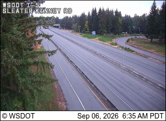 I-5 at MP 108.3: Sleater-Kinney live camera view