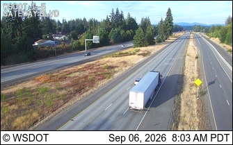 I-5 at MP 111.2: Gateway Blvd live camera view