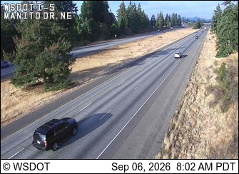 I-5 @ MP 112.6: Manito Dr NE live camera view