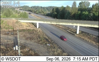 I-5 at MP 114.1: Nisqually live camera view