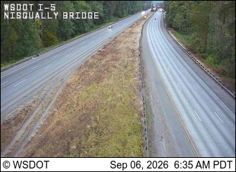 I-5 at MP 115.2: Nisqually Bridge live camera view