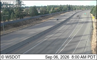 I-5 at MP 121.3: JBLM North live camera view