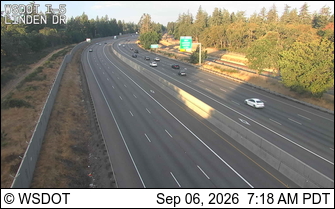 I-5 at MP 121.9: Linden Dr live camera view