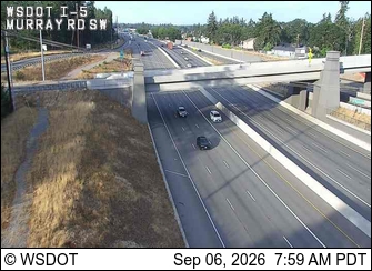 I-5 at MP 123.5: Murray Rd SW live camera view