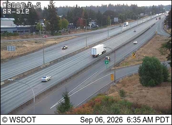 I-5 at MP 127.5: SB/SR 512 Interchange live camera view