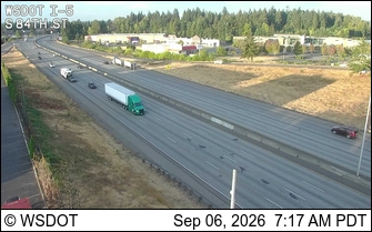 I-5 at MP 128.9: 84th St live camera view