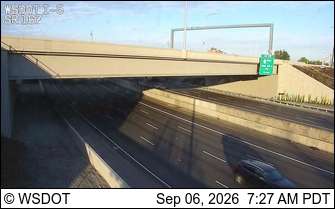 I-5 at MP 138.4: SR 167 live camera view