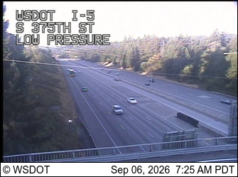 I-5 at MP 140.1: S 375th St live camera view