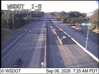 I-5 at MP 144: S 317th St live camera view