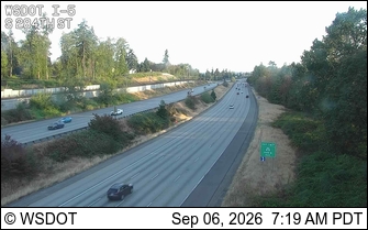 I-5 at MP 146: S 284th St live camera view