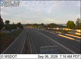 I-5 @ MP 150.31: S 216th St live camera view