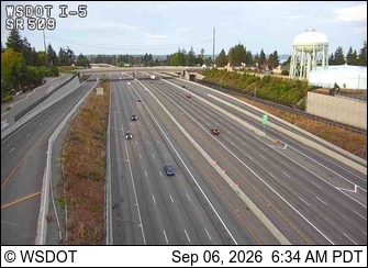 I-5 at MP 150.0: SR 509 live camera view