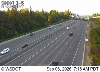 I-5 at MP 150.8: S 210th St live camera view