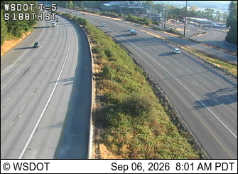 I-5 at MP 152.3: S 188th St live camera view