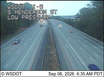 I-5 at MP 159.2: S Henderson St live camera view