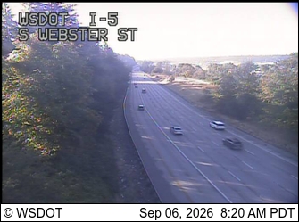 I-5 at MP 160: S Webster St live camera view