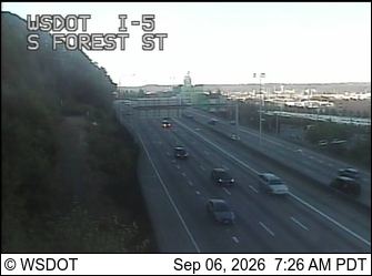 I-5 at MP 163.4: S. Forest St live camera view