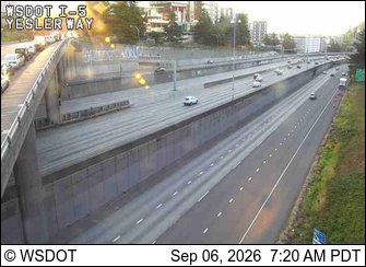I-5 at MP 165: Yesler Way live camera view