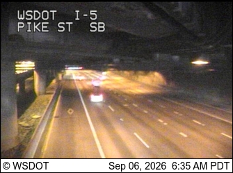 I-5 at MP 165.9: Pike St, SB live camera view