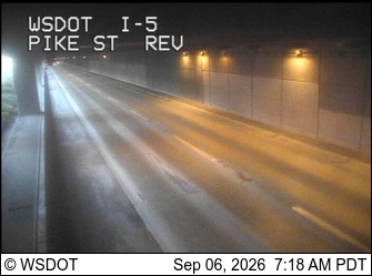 I-5 at MP 166: Pike St Express Lanes live camera view