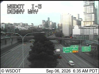 I-5 at MP 166.4: Denny Way live camera view