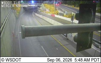 I-5 at MP 166.8: Mercer St NB Ramp live camera view