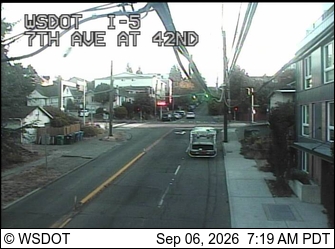 I-5 at MP 169: 7th Ave & 42nd live camera view