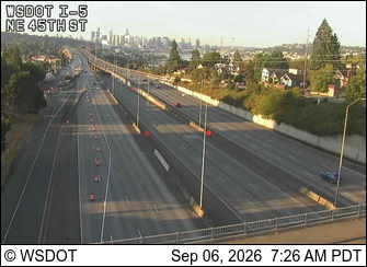 I-5 at MP 169.3: NE 45th St live camera view