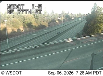 I-5 at MP 171: NE 77th St live camera view