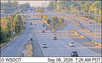 I-5 at MP 172.6: NE 107th St live camera view