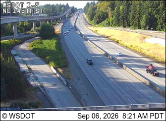 I-5 at MP 174.6: NE 145th St live camera view