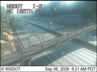I-5 at MP 177.2: NE 195th St live camera view