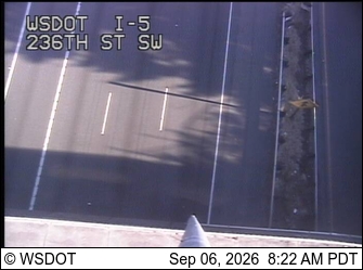 I-5 at MP 178.2: 236th St SW live camera view