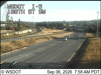 I-5 at MP 182.5: 186th St SW live camera view