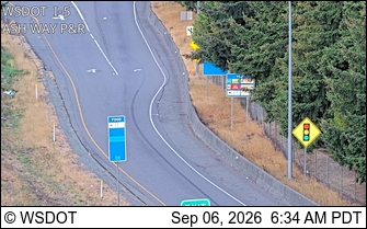 I-5 at MP 184.1: Ash Way live camera view