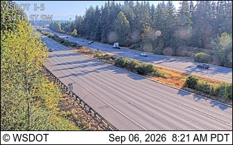 I-5 at MP 185.7: 134th St SW live camera view