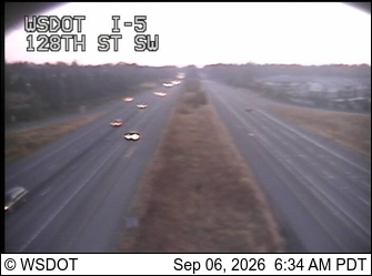 I-5 at MP 186.4: 128th St SW live camera view