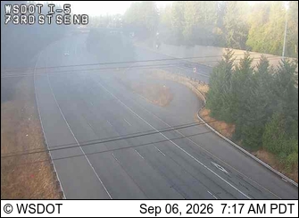 I-5 at MP 190.4: 73rd St SE, NB live camera view