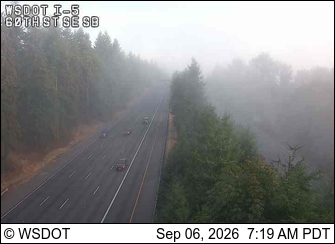 I-5 at MP 191.2: 60th St SE, SB live camera view