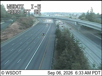 I-5 at MP 192.3: 43rd St SE live camera view