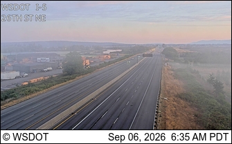 I-5 at MP 196.9: 26th St NE live camera view