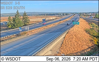 I-5 at MP 198.3: SR 529 NB Ramps live camera view
