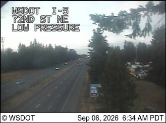 I-5 at MP 199.8: 72nd St NE live camera view