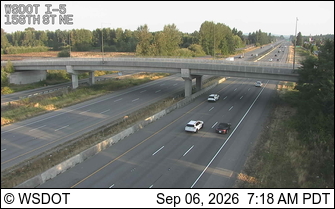 I-5 at MP 205: 156th St NE live camera view