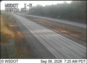 I-5 at MP 209.8: 228th St NE live camera view