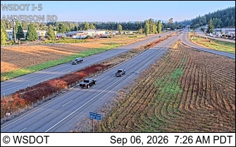 I-5 at MP 225.1: Anderson Rd (South) live camera view