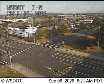 I-5 at MP 227.7: College Way live camera view