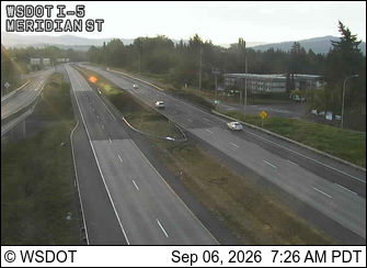 I-5 at MP 256.3: Meridian St live camera view