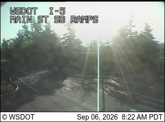 I-5 at MP 262.5: Main St SB Ramps live camera view